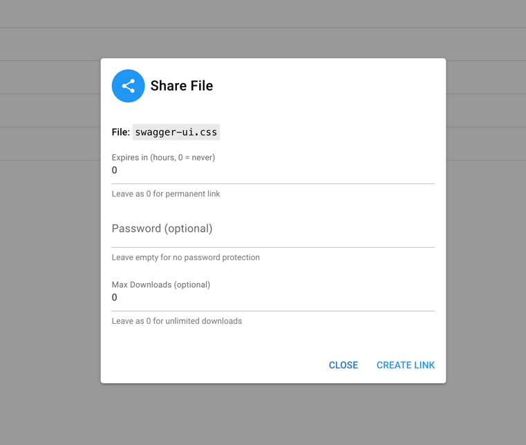 Sharable Links Overview